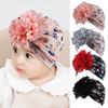 Lovely Flower Baby Girls Hat For Newborn Soft Cotton Baby Boys Girls Hat Turban Head Wraps Infant Toddler Cap Beanies