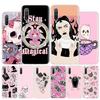 Чехол для телефона с розовым котом, черепом, волшебницей, ведьмой, для Xiaomi Poco X3 GT X4 NFC M4 Pro M3 M2 F3 F2 F1 Mi Note 10 A3 A2 Lite A1 CC9E