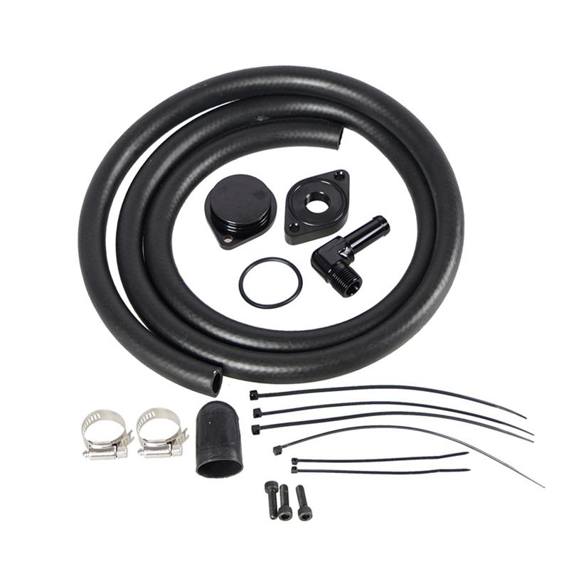 Car Modification Crankcase Engine Ventilation Kit For Ford 2011 - 2020 6.7L