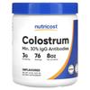 Nutricost, Молозиво, без ароматизаторов, 3 г (227 г)