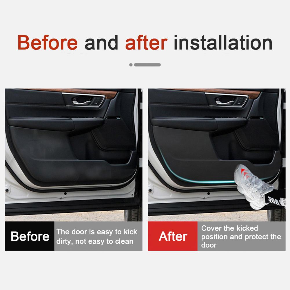 Коврик для двери автомобиля с защитой от ударов для Honda CRV Accord Civic, защитные наклейки от грязи, 4 шт., накладки, аксессуары для салона автомобиля
