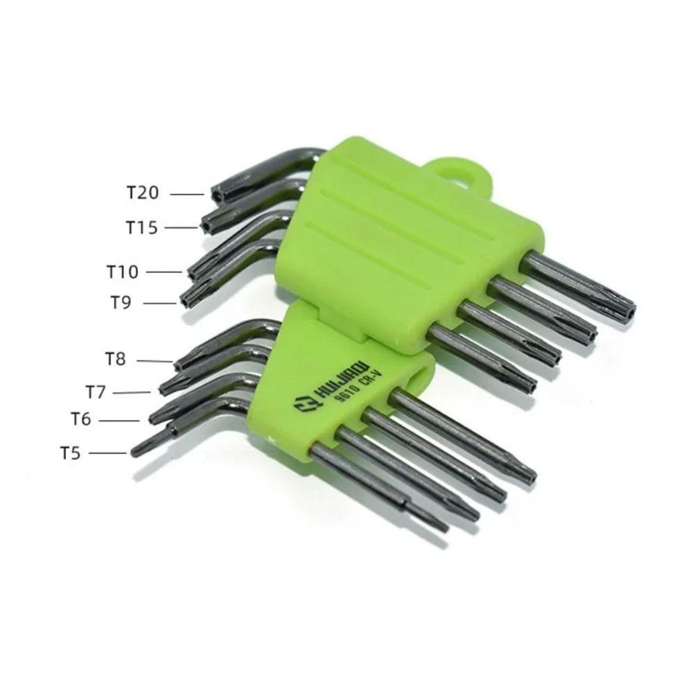 Portable Hex Torx Wrench Set Easy to Carry Hex Key Durable Mini Torx Screwdriver  Hand Tools