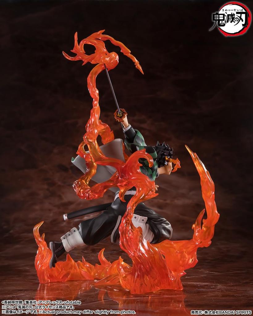 TAMASHII NATIONS Figuarts ZERO Demon Slayer: Клинок рассекающий демонов Тандзиро Камадо Рэнгоку Цуба вер. Приблизительно 195 мм ПВХ и АБС и ПК Предварительно окрашенный