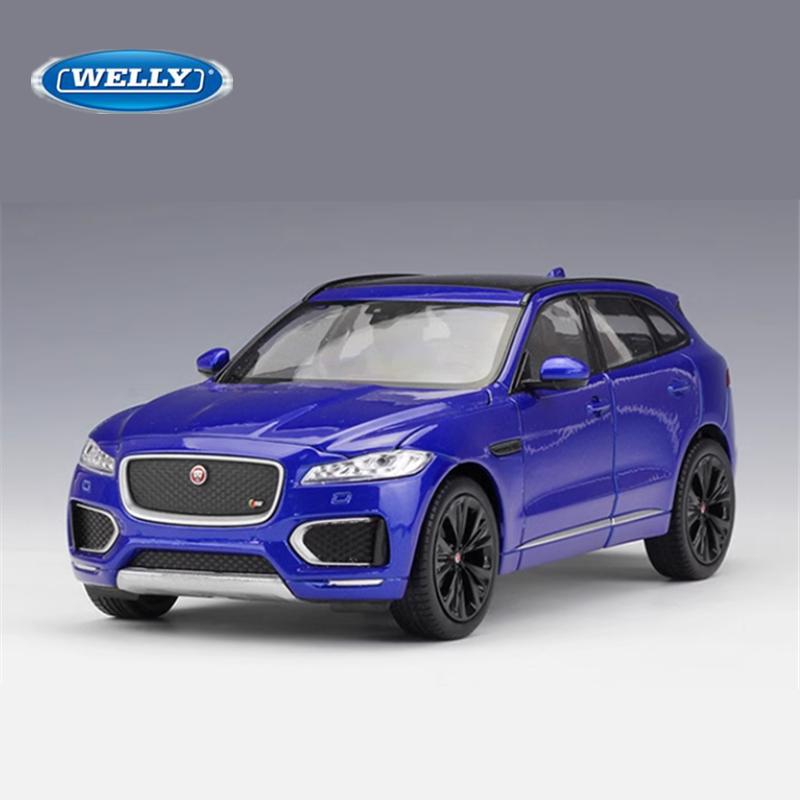 Welly 1/36 JAGUAR F-Pace F-Type Модель автомобиля из сплава Литые металлические транспортные средства Модель автомобиля Симуляция Коллекция Детский подарок Украшение