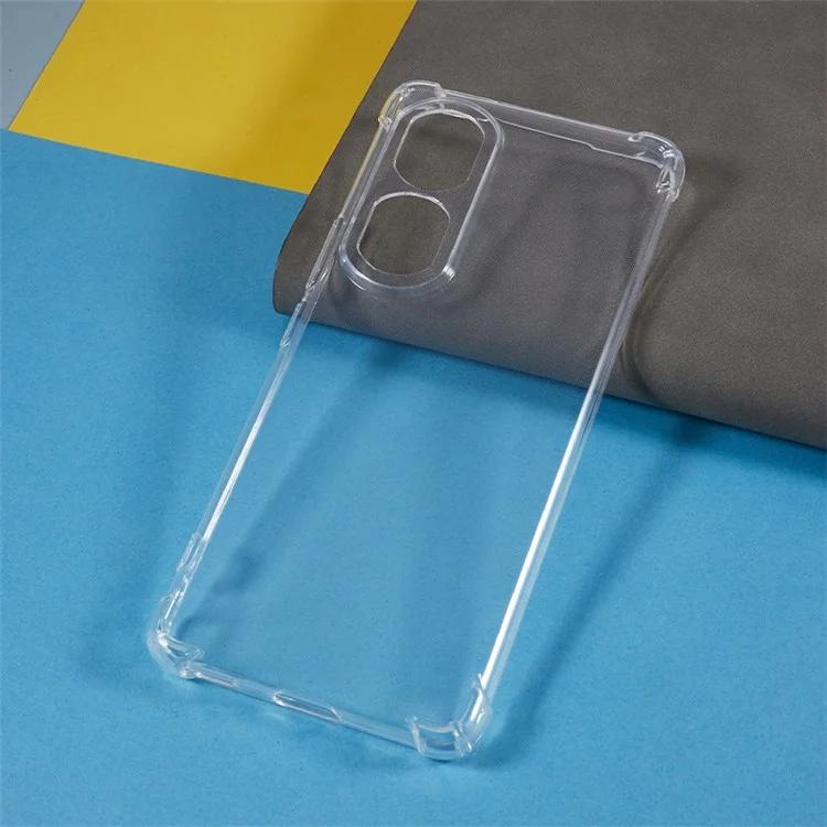 For Honor 80 Pro 5G Transparent Phone Case Drop-proof Corner Protective TPU Cover
