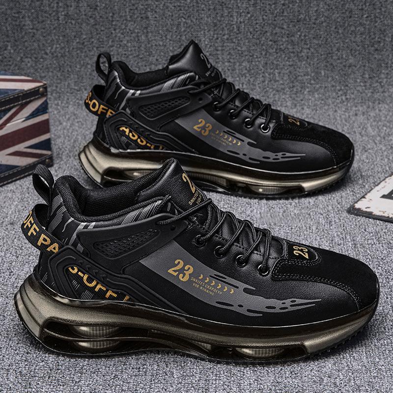 Brand Men Sneakers Platform Lace Up Breathable Fashion Casual Shoes Air Cushion Soft Running Sports Shoes for Men Zapatillas New