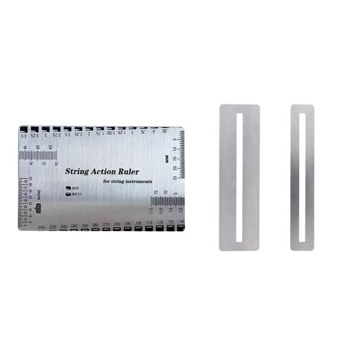 Guitar Fret Polishing Plate, String Action Ruler Gauge, Set of 3, Sanding Paper, Grinding, Fingerboard Grinding, Guitar String Height, Scale, Guitar,