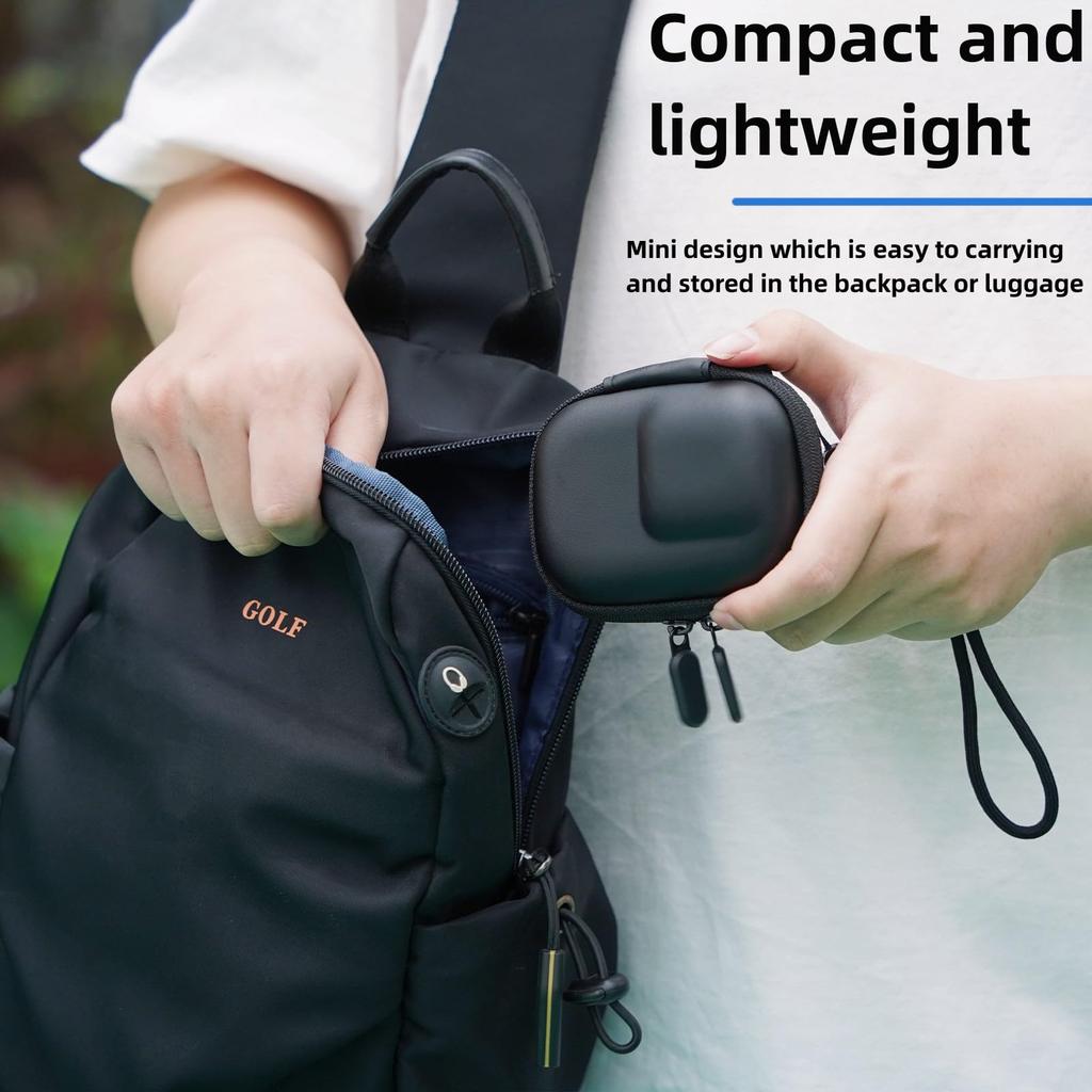 Чехол для переноски для DJI Osmo Action 5 Pro/4/3, Маленькая сумка для хранения для GoPro, Жесткий дорожный защитный чехол из полиуретана для Insta360 Ace/Ace Pro