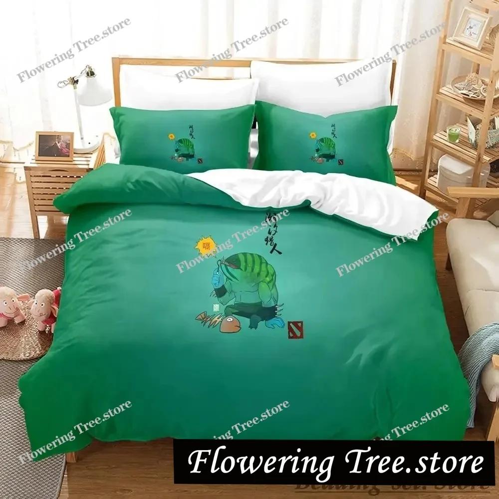 Cool Game Dota 2 Bedding Set Single Twin Full Queen King Size Bed Set Adult Kid Bedroom Duvetcover Sets Anime Parure de lit Bed