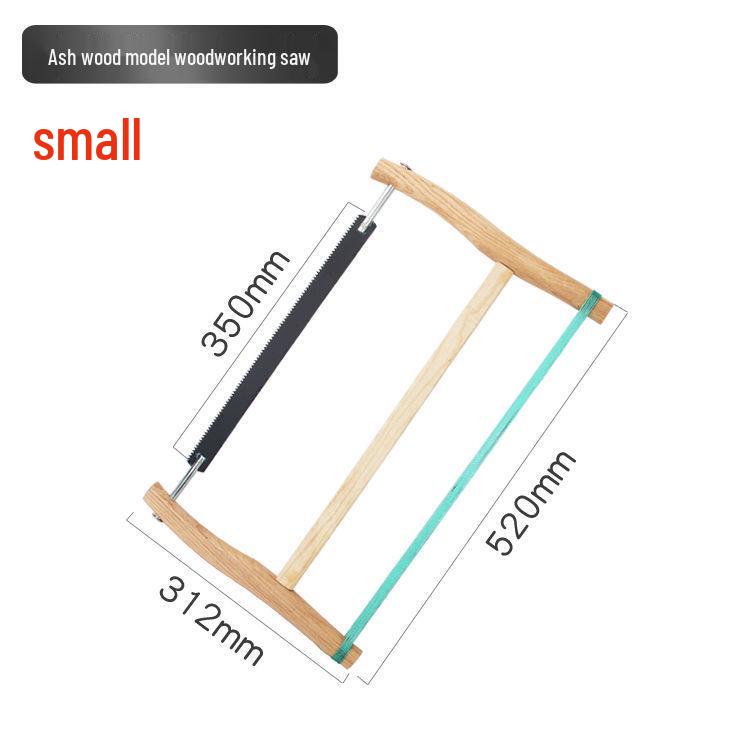 Винтажная бытовая уличная ручная пила для деревообработки - Старомодный инструмент рамная пила