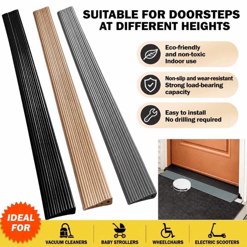 1M Bendable Sweeping Robot Slope Climbing Strip Silicone Water Barrier Room Threshold Bridge