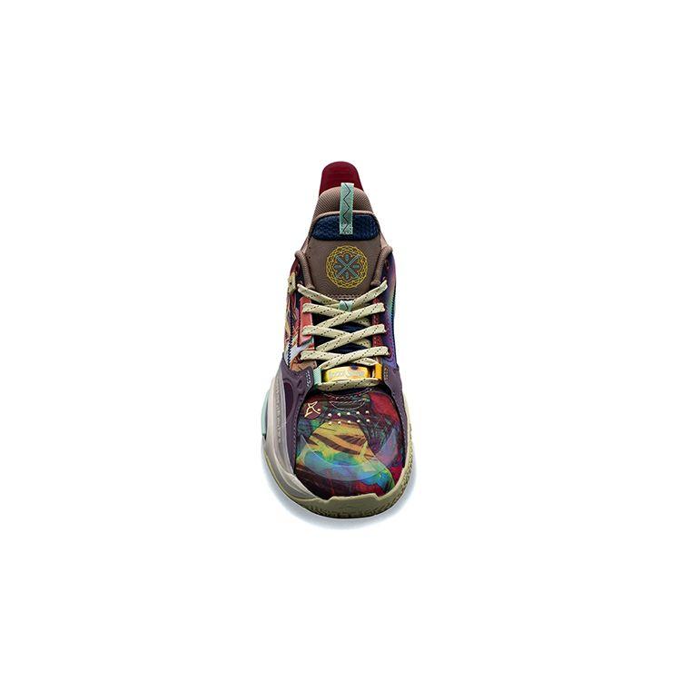 Баскетбольные кроссовки LiNing All City 10 V1 Youth Edition Magic Rebound Shock Absorbing Low Top Детские баскетбольные кроссовки Twilight-Purple ABPS059-3