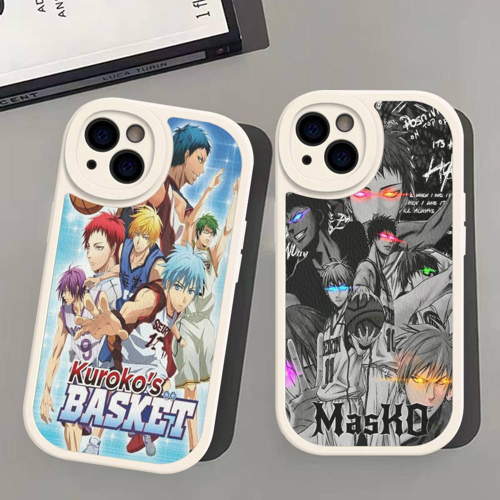 Чехол для телефона Kuroko's Basketball для iPhone 16 15 14 13 12 11 Pro Max Plus Мягкая кожаная крышка