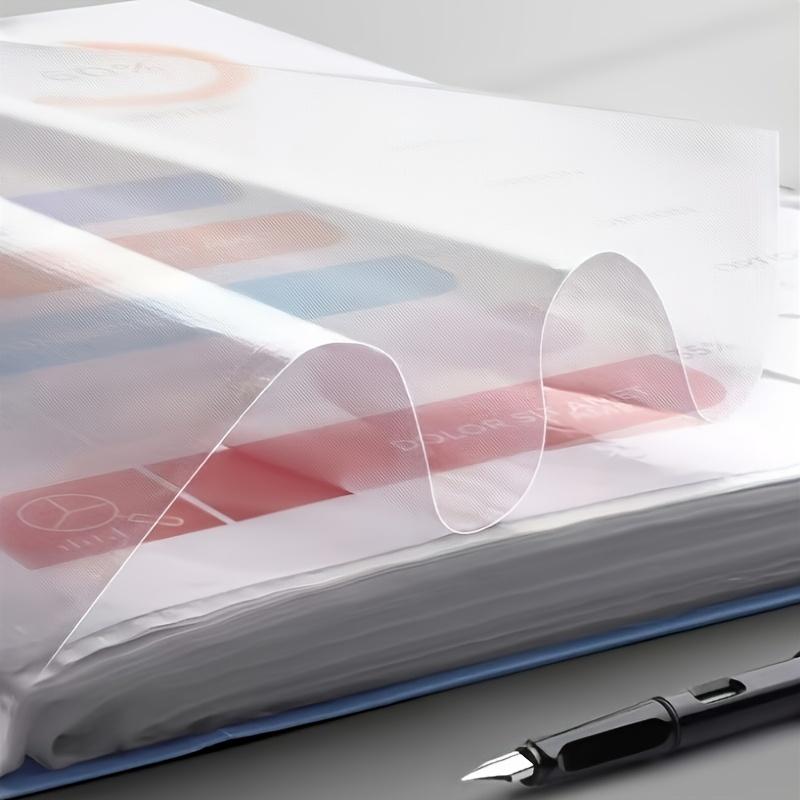 Папка-файл А4 с 60 карманами, Подходит для документов и бумаг формата А4, Материал ПП, Водонепроницаемая, Легко хранить и организовывать, Идеально для хранения файлов