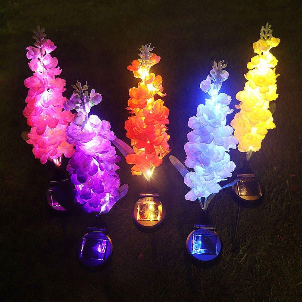 Solar Powered Solar Hyacinth Lawn Lights Waterproof Courtyard Decoration Landscape Lamp Courtyards