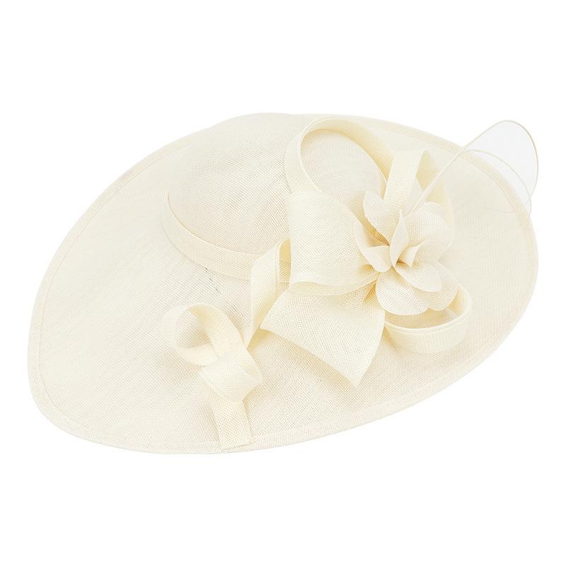 New summer imitation hemp British style top hat children elegant banquet retro headdress