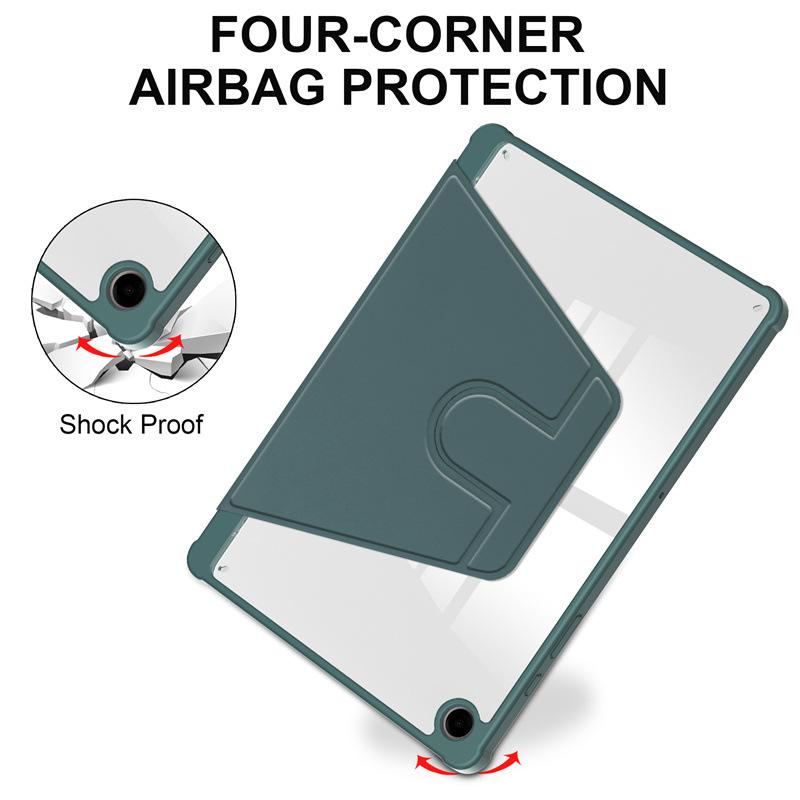 Rotation Cover For Samsung Galaxy Tab A11 8.7"/ A11+/Plus Case smart With Penil Slot funda SM-X130 SM-X230 X233 Tablet Case