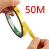 50M Блестящие Тонкие Золотые Серебряные Фольгированные Ватные Ленты Самоклеящиеся Упаковочные Блестящая Упаковка Лента для Упаковки Печенья Скручивающаяся Нить