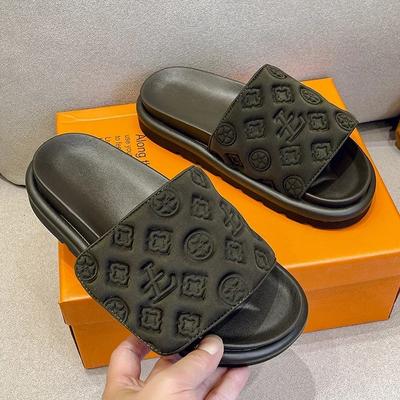 Женские тапочки Magic Sticker Flat Slippers, летние новые дизайнерские сандалии класса люкс для женщин, элегантные домашние тапочки на плоской подошве Zapatos De Mujer