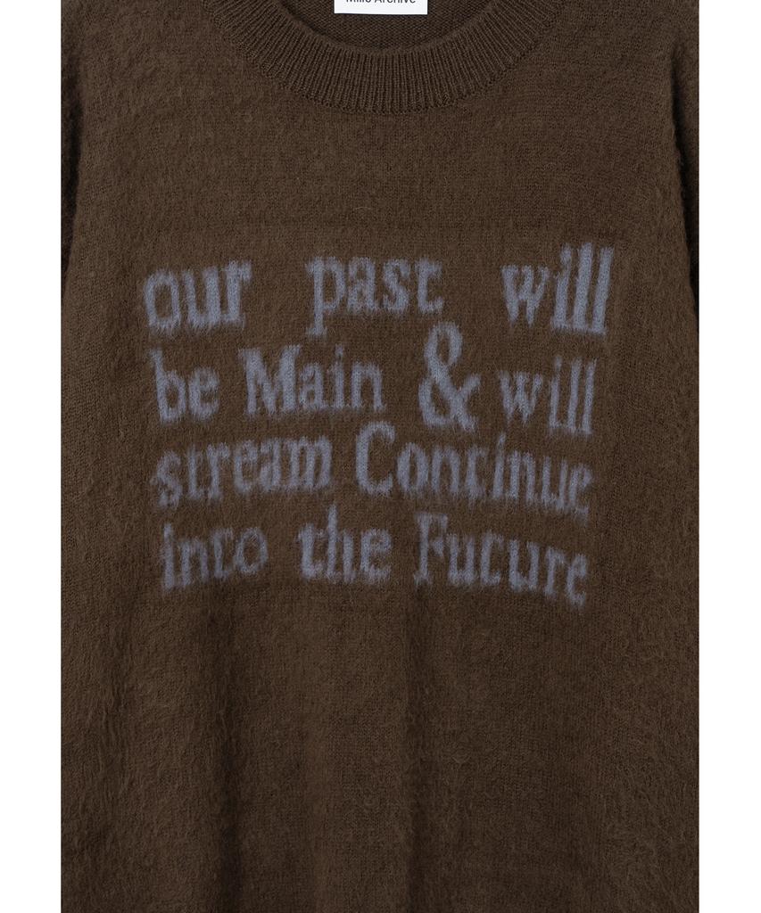 MILLO ARCHIVE Glory Text Knit [Brown]