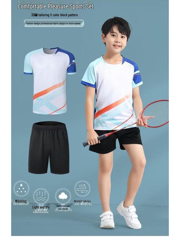 Unisex Quick-Dry Badminton & Tennis Summer Jersey Set