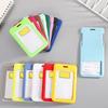 1 шт. Simplicity Worker ID Card Holder Fashion Solid Color Employee ID Card Cover Case Transparent Kpop Photocard Protector