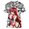 Мужские футболки Rias Gremory High School DxD аниме сексуальная рубашка извращенца футболка женская футболка мужские футболки из полиэстера альтернатива