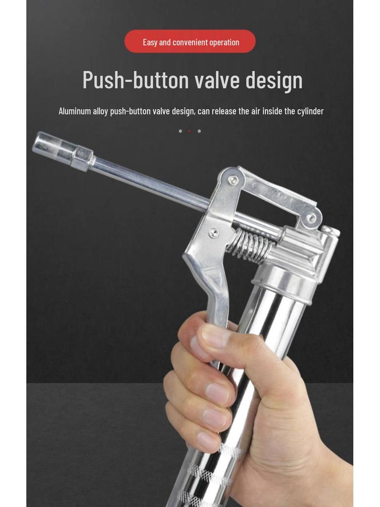 Mini One-Hand High-Pressure Grease Gun with Auto Air Venting