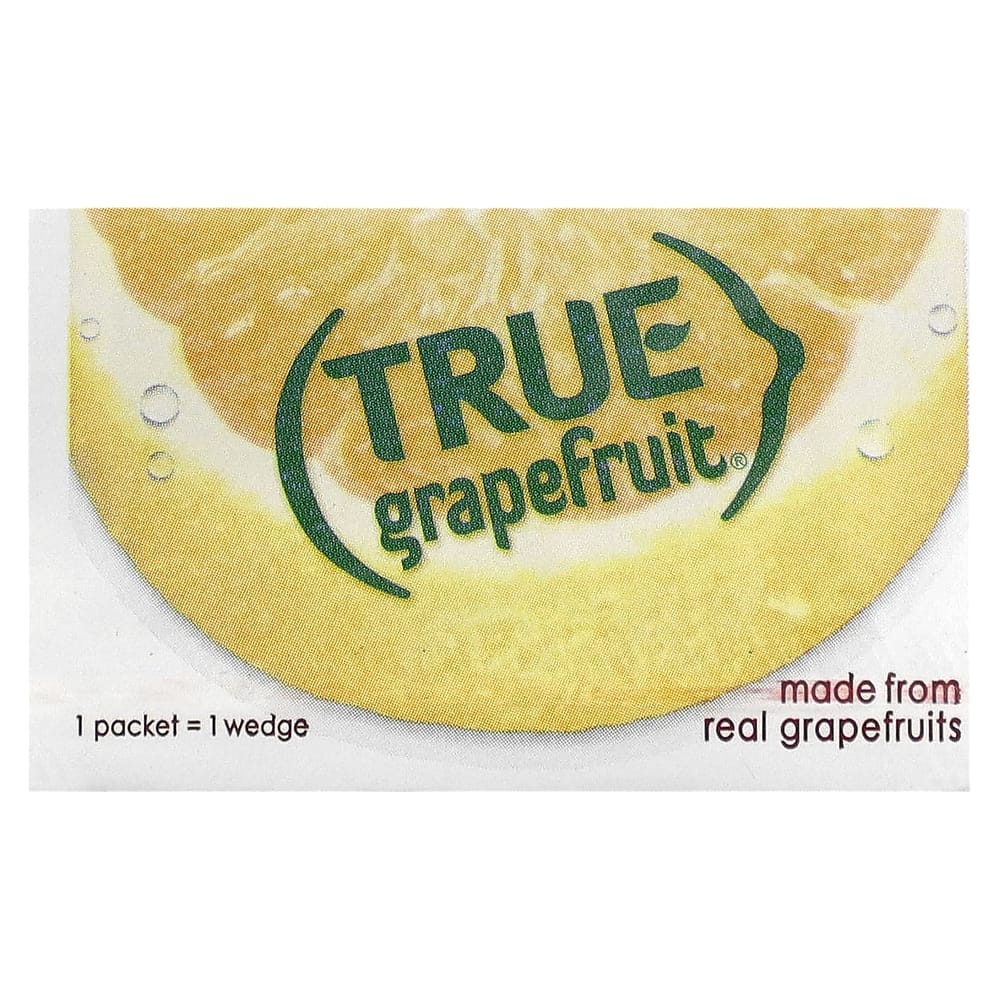 True Citrus Crystallized Grapefruit Unsweetened, 32 Pack, 25.6g (0.90oz)