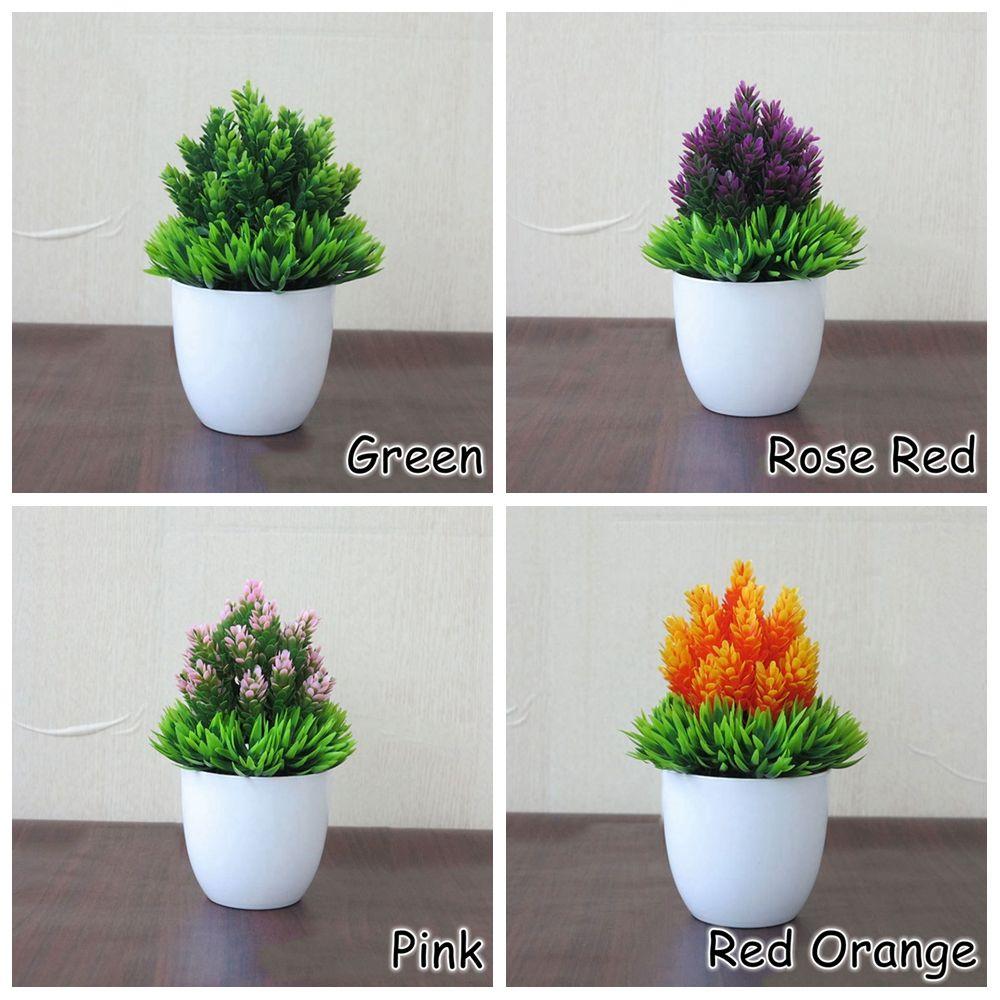 Свадебный настольный орнамент рождественский пластиковый завод поддельный горшечный имитация бонсай искусственный цветок