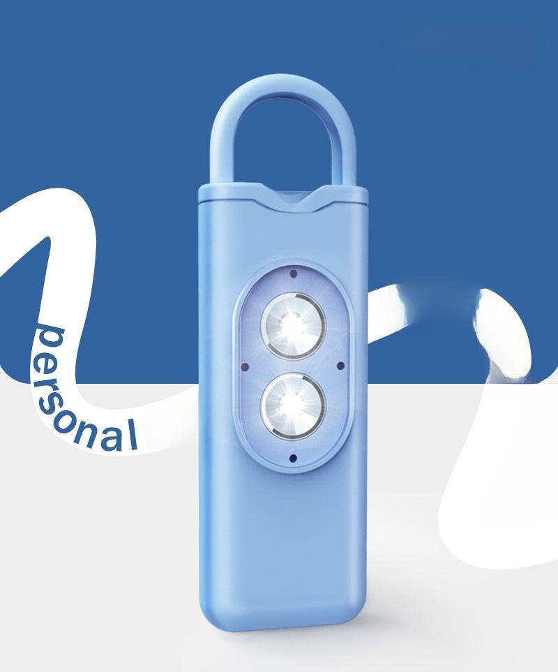 Брелок для самообороны для женщин: Двойной мигающий свет и громкий звуковой сигнал