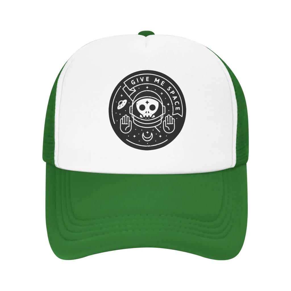 Give Me Space UFO Sport Mesh Baseball Caps Women Adult Female Beach Sunscreen Hat Trucker Cap