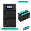 7.2V 8800mAh NP F960 NP-F960 F970 F980 Battery+LCD Dual Charger for SONY F970 F960 F770 F570 CCD-RV100 F980 MC1500C