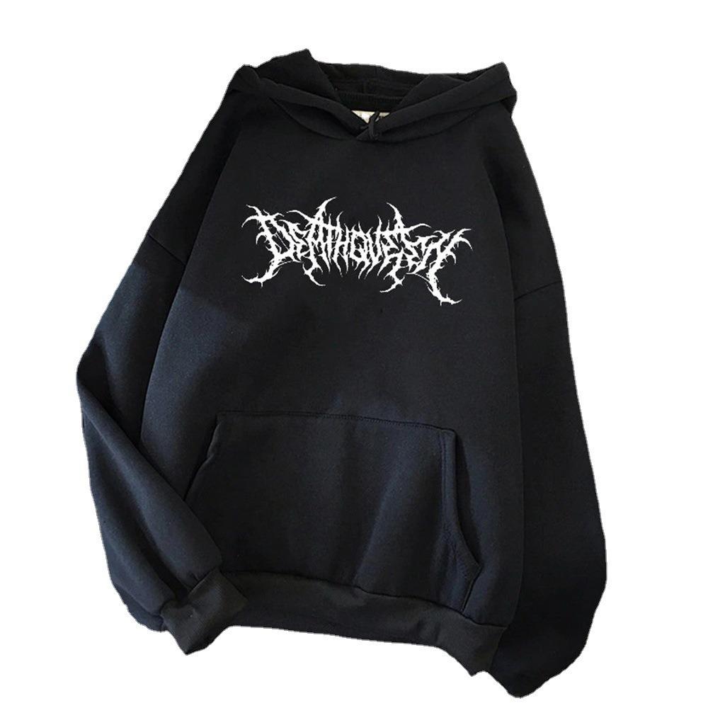 Корейская версия осенне-зимнего свободного худи из флиса с надписью оптом для мужчин и женщин