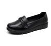 British Retro Thick Soled Shoes for Women Black Soft Soled Flat Shoes Classic Anti Slip Fashion Spring Autumn New Styles