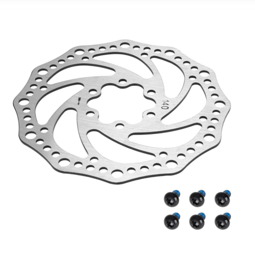 Stainless Steel Electric Scooter Disc Brake 140mm Disc Brake Rotor Brake System Replacement