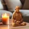 Статуэтка Христа из смолы, рождественское украшение для стола, статуэтка святого, сидящего в медитации, статуэтка Иисуса для столов, украшение камина, христианский подарок