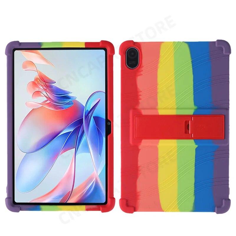 4 Thicken Cornors Soft Silicone Cover with Kickstand For Blackview Oscal Pad 15 Case 10.36" Tablet PC Shockproof Protector Funda