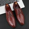 Handmade Italian Style Retro Men Leather Dress Formal Business Oxfords Shoes Men's  Party Shoes Big Size 2024 Ttyh6