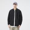 Japanese Plaid Long-Sleeved Shirt Men'S Loose Large Size Casual Versatile Tooling Jacket Retro Shirt Jacket Tide