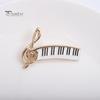 Креативная брошь в форме фортепиано в форме музыкальных нот, изысканный элегантный значок в виде литературного музыкального инструмента, ювелирное изделие для свадебной вечеринки, подарок