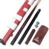 Black Scorpion Cuesoul 57" 18OZ Handmade 1-Piece Snooker Cue + Aluminum Telescopic Extension + Case