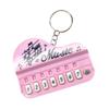 Playable Miniature Piano Keychain Toy For Children Portable Musical Instrument With LED Light Safe Plastic Design
