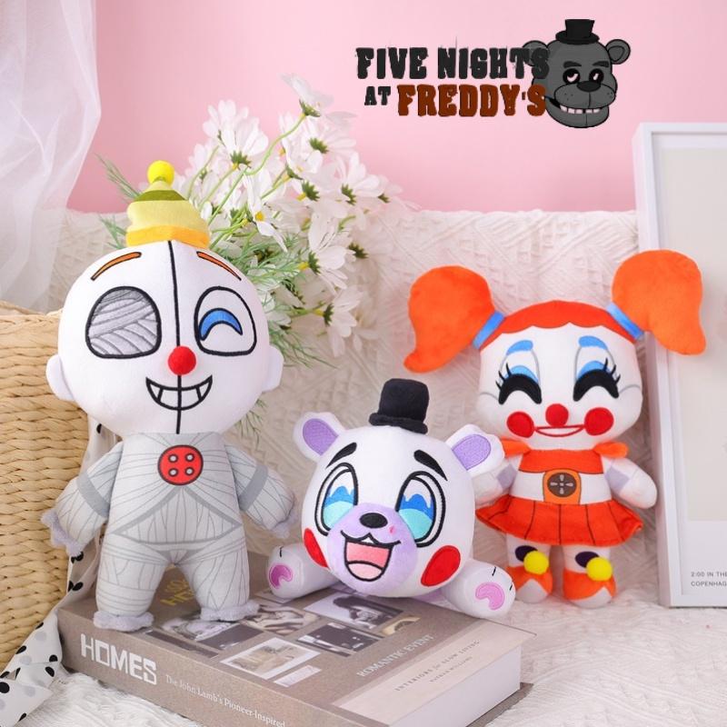 Плюшевая игрушка Fnaf Медведь Ночная игра Клоун Девочка Мягкая игрушка от Jili 25 см, Короткий плюш, Настраиваемая