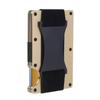 Минималистичный тонкий кошелек из кованого карбона для мужчин с RFID-защитой, держатель для карт из алюминия