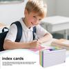 Index Cards 300-Piece Heavyweight Colored Lined Flash Cards School Supplies With Stickers For Recipe Household Affairs Teacher