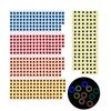 500PCS 3D Epoxy Fish Eyes Luminous Fishing Fly Streamer Lure Jig Bait Craft Eyes with Glue Back