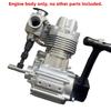 GS Micro Four Stroke 8cc Hybrid Internal Combustion Engine Model Single Lever Pushrod Engine Model Aircraft Metal Engine Model