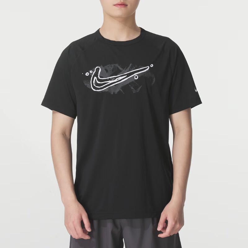 Nike Дышащая Тренировочная Удобная Повседневная Футболка с Коротким Рукавом Мужская HV0429-010
