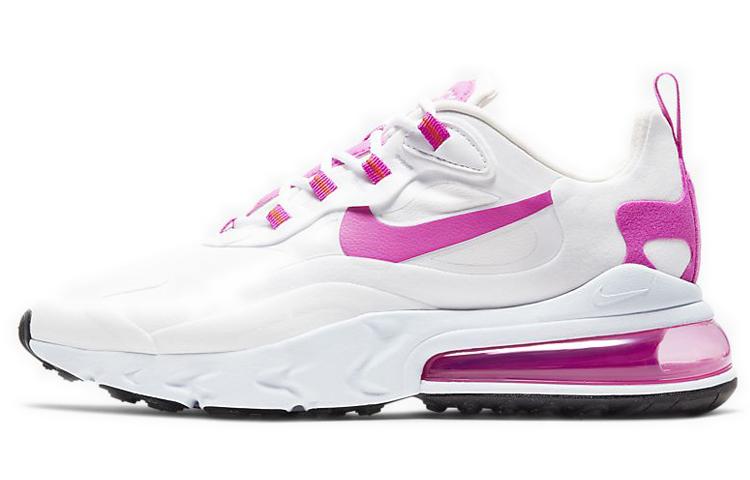 Nike Air Max 270 React Белый Огненно-розовый Женские CJ0619-100